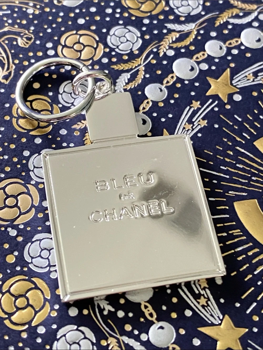 Chanel Limited Edition Bleu De Chanel Silver Charm